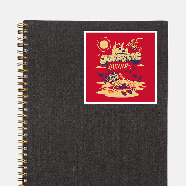 Jurassic Summer-None-Glossy-Sticker-estudiofitas