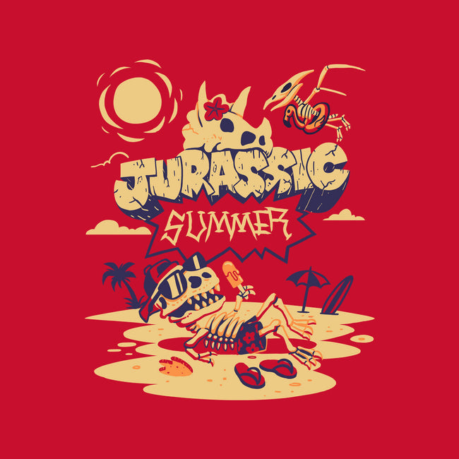 Jurassic Summer-Womens-Fitted-Tee-estudiofitas