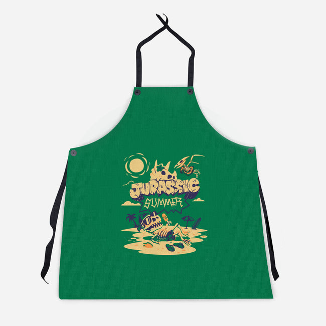 Jurassic Summer-Unisex-Kitchen-Apron-estudiofitas