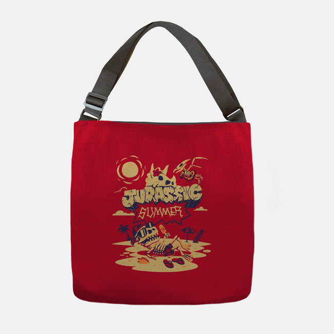 Jurassic Summer-None-Adjustable Tote-Bag-estudiofitas