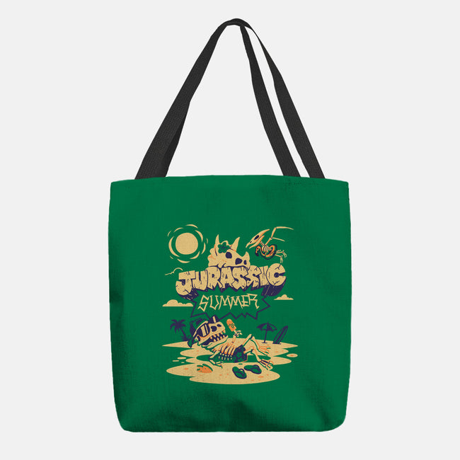 Jurassic Summer-None-Basic Tote-Bag-estudiofitas