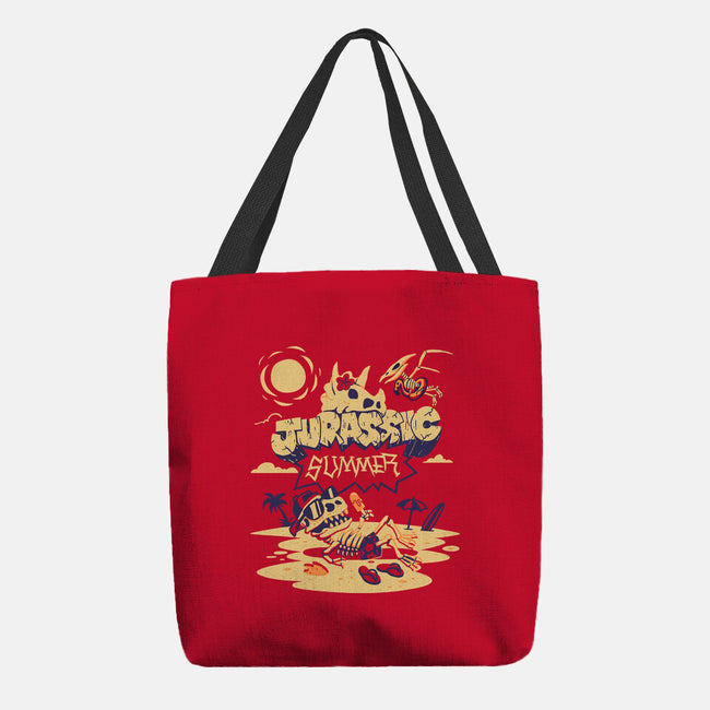 Jurassic Summer-None-Basic Tote-Bag-estudiofitas