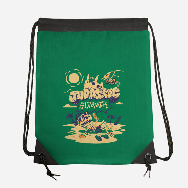 Jurassic Summer-None-Drawstring-Bag-estudiofitas