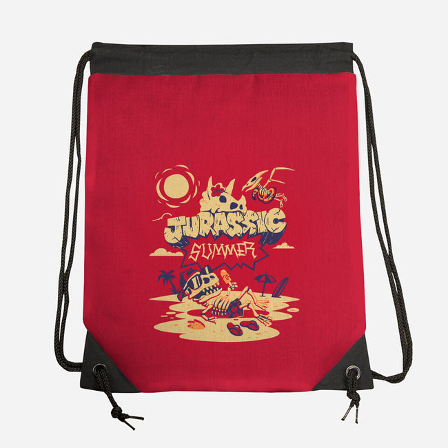 Jurassic Summer-None-Drawstring-Bag-estudiofitas