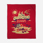 Jurassic Summer-None-Fleece-Blanket-estudiofitas