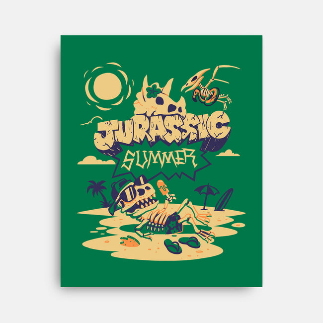 Jurassic Summer-None-Stretched-Canvas-estudiofitas