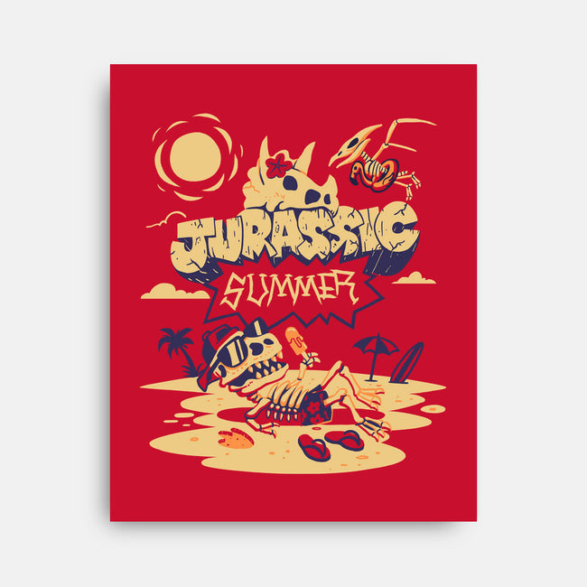 Jurassic Summer-None-Stretched-Canvas-estudiofitas