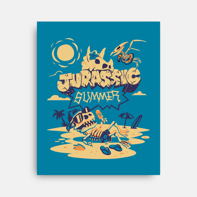 Jurassic Summer-None-Stretched-Canvas-estudiofitas