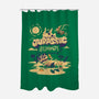 Jurassic Summer-None-Polyester-Shower Curtain-estudiofitas