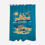 Jurassic Summer-None-Polyester-Shower Curtain-estudiofitas