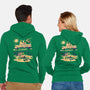 Jurassic Summer-Unisex-Zip-Up-Sweatshirt-estudiofitas