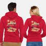 Jurassic Summer-Unisex-Zip-Up-Sweatshirt-estudiofitas