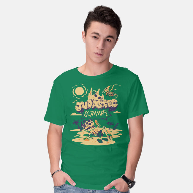 Jurassic Summer-Mens-Basic-Tee-estudiofitas
