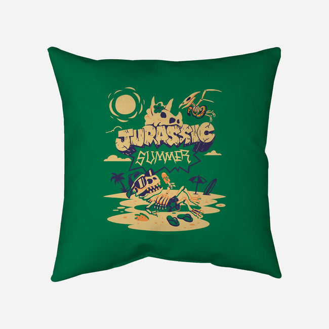 Jurassic Summer-None-Removable Cover w Insert-Throw Pillow-estudiofitas