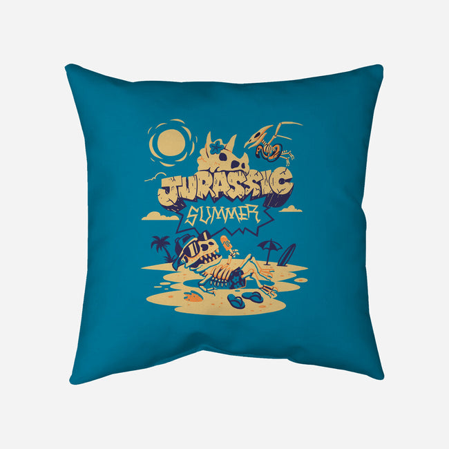 Jurassic Summer-None-Removable Cover w Insert-Throw Pillow-estudiofitas