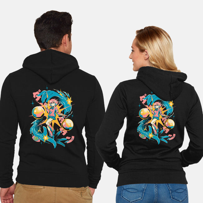 Invisible Powers-Unisex-Zip-Up-Sweatshirt-Estudio Horta