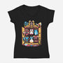 Final Wardrobe Enhance-Womens-V-Neck-Tee-Sketchdemao