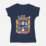 Final Wardrobe Enhance-Womens-V-Neck-Tee-Sketchdemao