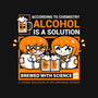Alcohol Is A Solution-Youth-Pullover-Sweatshirt-krisren28