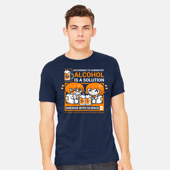 Alcohol Is A Solution-Mens-Heavyweight-Tee-krisren28