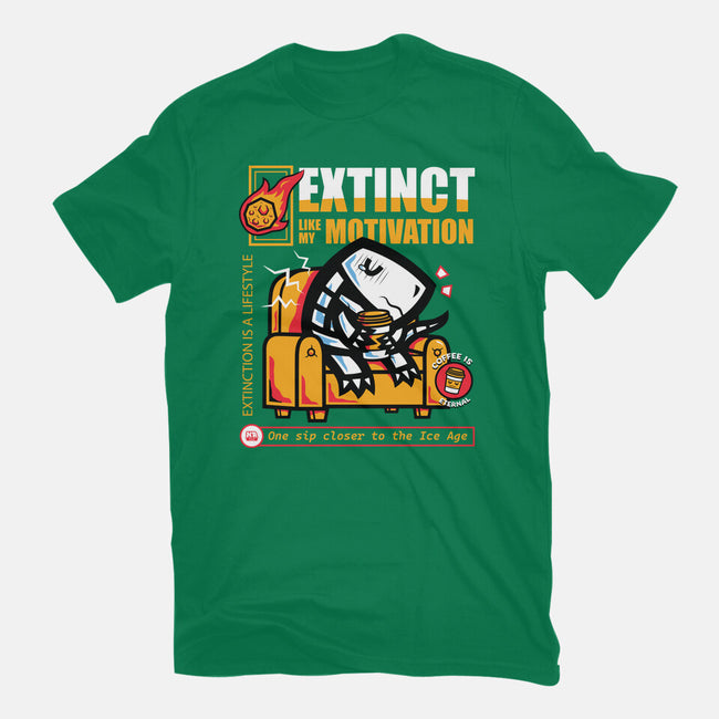 Extinct Like My Motivation-Womens-Basic-Tee-krisren28