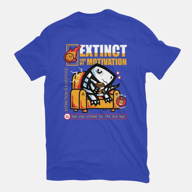 Extinct Like My Motivation-Womens-Basic-Tee-krisren28
