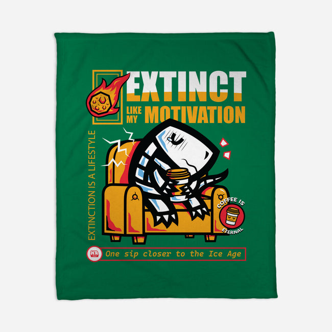 Extinct Like My Motivation-None-Fleece-Blanket-krisren28