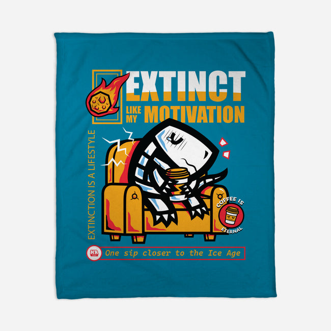 Extinct Like My Motivation-None-Fleece-Blanket-krisren28