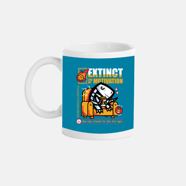 Extinct Like My Motivation-None-Mug-Drinkware-krisren28