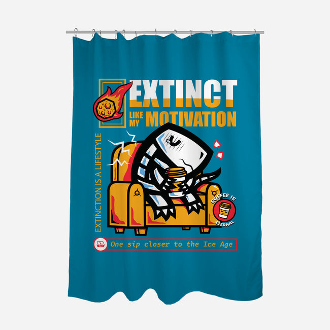 Extinct Like My Motivation-None-Polyester-Shower Curtain-krisren28
