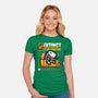 Extinct Like My Motivation-Womens-Fitted-Tee-krisren28