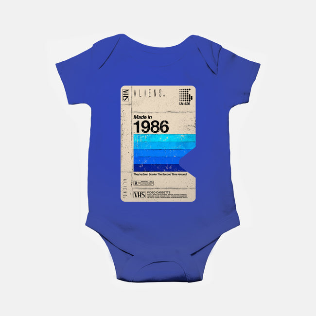 Aliens Blank Tape-Baby-Basic-Onesie-rocketman_art