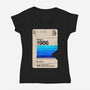 Aliens Blank Tape-Womens-V-Neck-Tee-rocketman_art