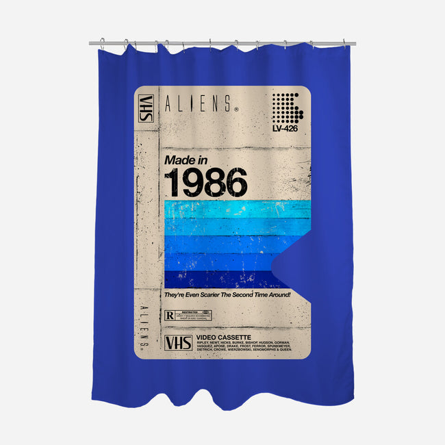 Aliens Blank Tape-None-Polyester-Shower Curtain-rocketman_art