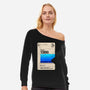 Aliens Blank Tape-Womens-Off Shoulder-Sweatshirt-rocketman_art