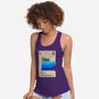 Aliens Blank Tape-Womens-Racerback-Tank-rocketman_art