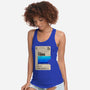 Aliens Blank Tape-Womens-Racerback-Tank-rocketman_art