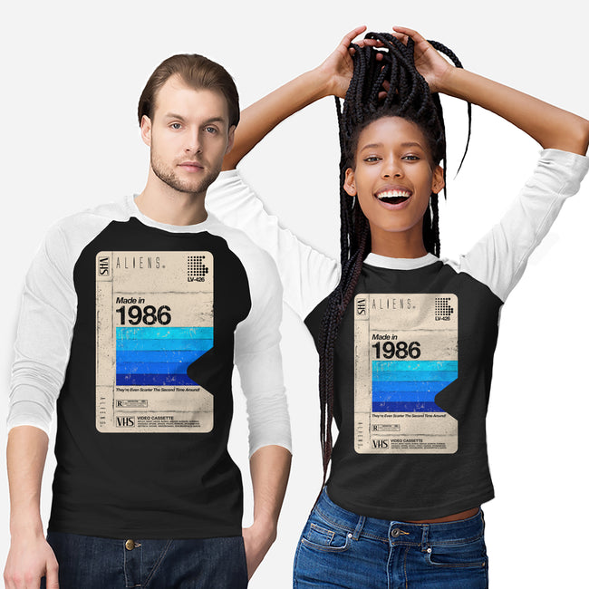 Aliens Blank Tape-Unisex-Baseball-Tee-rocketman_art