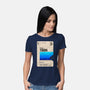 Aliens Blank Tape-Womens-Basic-Tee-rocketman_art