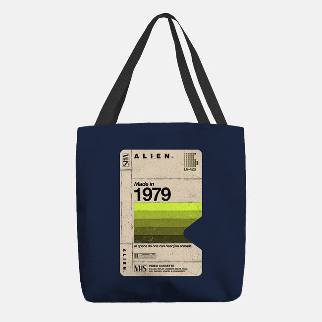 Alien Blank Tape-None-Basic Tote-Bag-rocketman_art