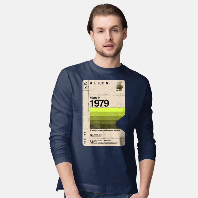 Alien Blank Tape-Mens-Long Sleeved-Tee-rocketman_art