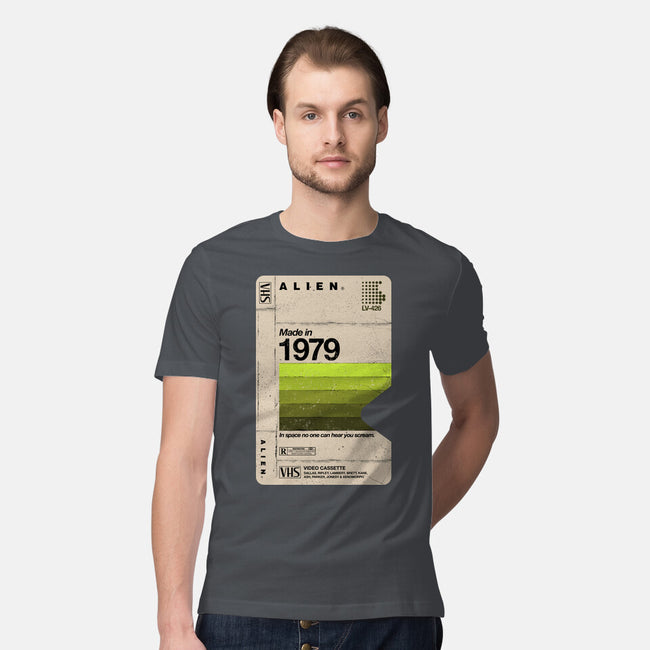 Alien Blank Tape-Mens-Premium-Tee-rocketman_art