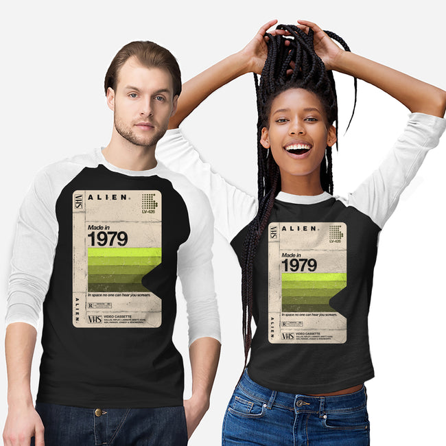 Alien Blank Tape-Unisex-Baseball-Tee-rocketman_art