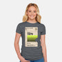Alien Blank Tape-Womens-Fitted-Tee-rocketman_art