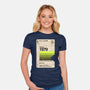 Alien Blank Tape-Womens-Fitted-Tee-rocketman_art