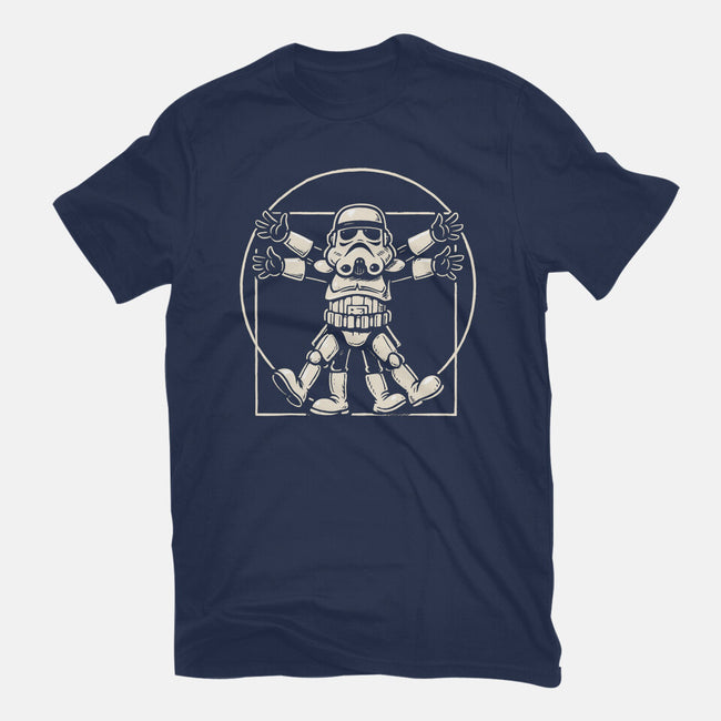 Vitruvian Stormtrooper-Mens-Basic-Tee-Immortalized