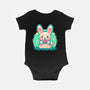 Summer Watermelon Bunny-Baby-Basic-Onesie-TechraNova