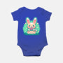 Summer Watermelon Bunny-Baby-Basic-Onesie-TechraNova