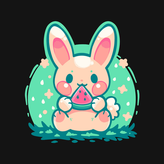 Summer Watermelon Bunny-Mens-Basic-Tee-TechraNova