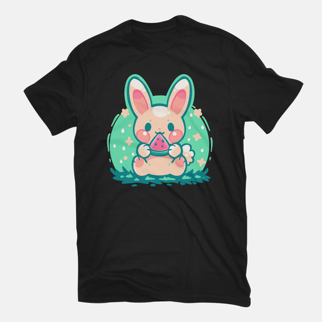 Summer Watermelon Bunny-Mens-Premium-Tee-TechraNova
